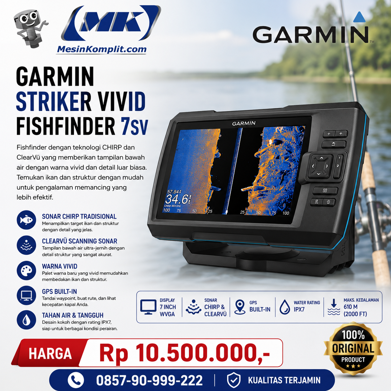 Fishfinder Garmin Sonar I...